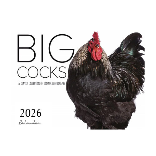 Rooster Calendar 2026 Funny Rooster Monthly 